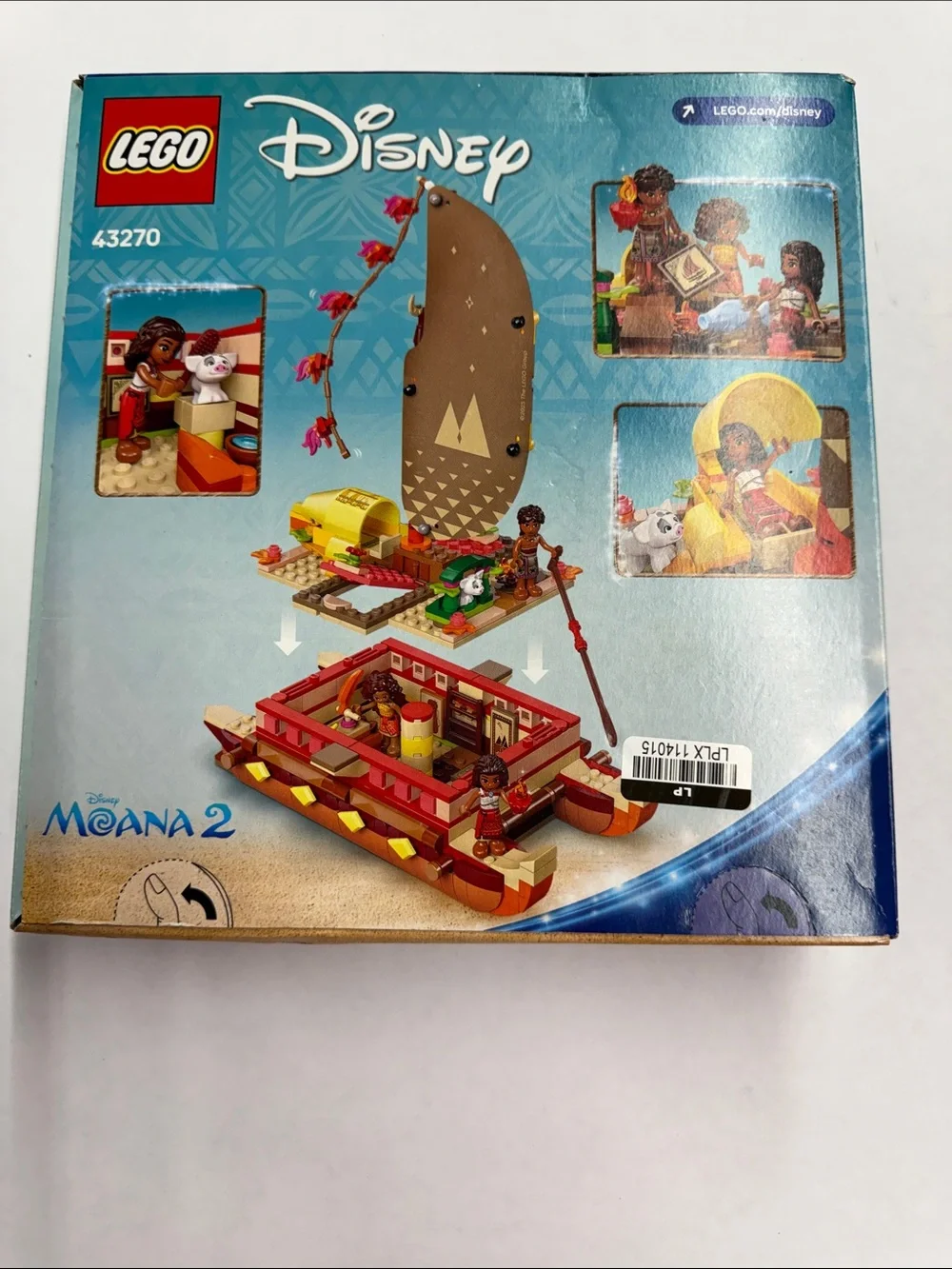 LEGO Disney Moana Adventure Canoe Set NEW Sealed Box - Picture 2 of 3